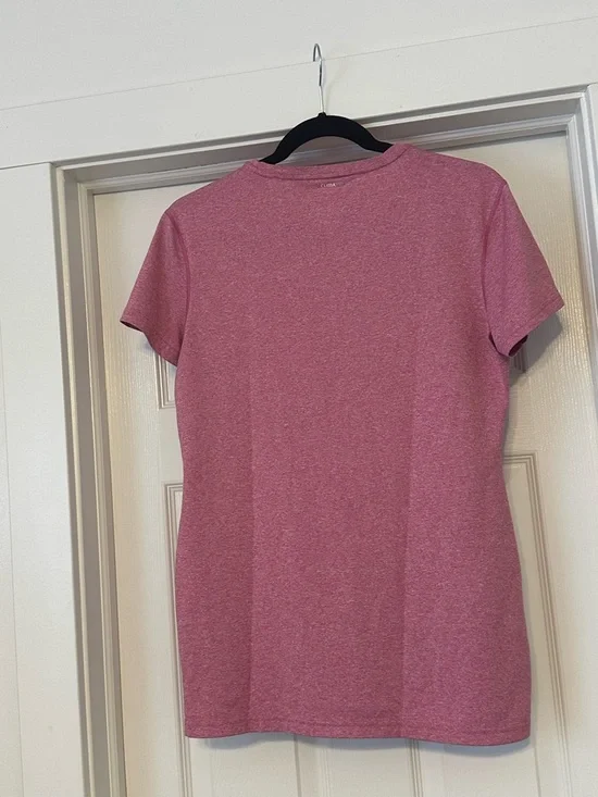 adidas Heather Pink Climacool Tee - Picture 3 of 5